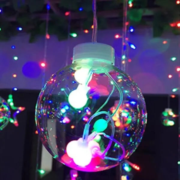 SparkleGlow - Lampes suspendues à globe LED