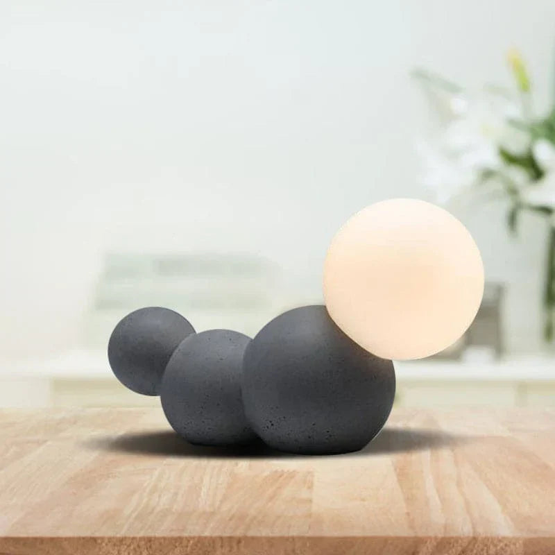 OrbLume - Lampe de table sphérique artistique