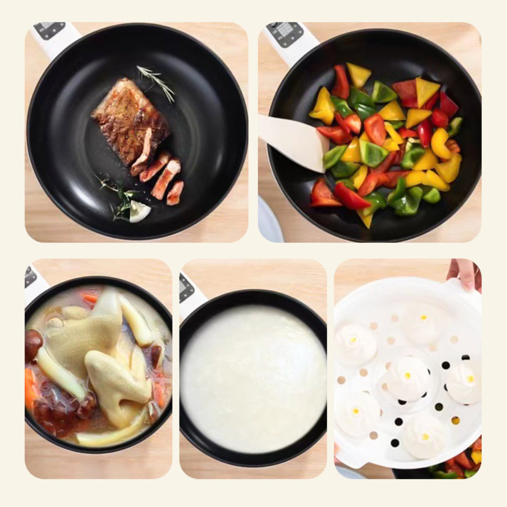 Poêle Électrique Multifonction HeatMaster - Cuisine Efficace et Facile