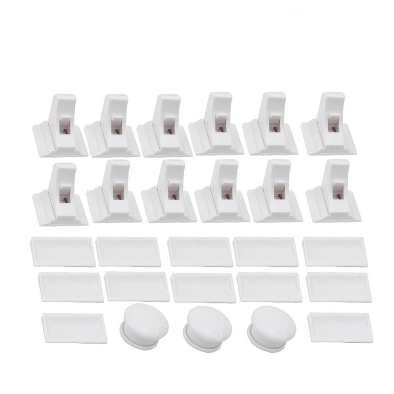 GuardPoint Snap - Système de verrouillage invisible pour placards et tiroirs – Sans perçage, puissance magnétique