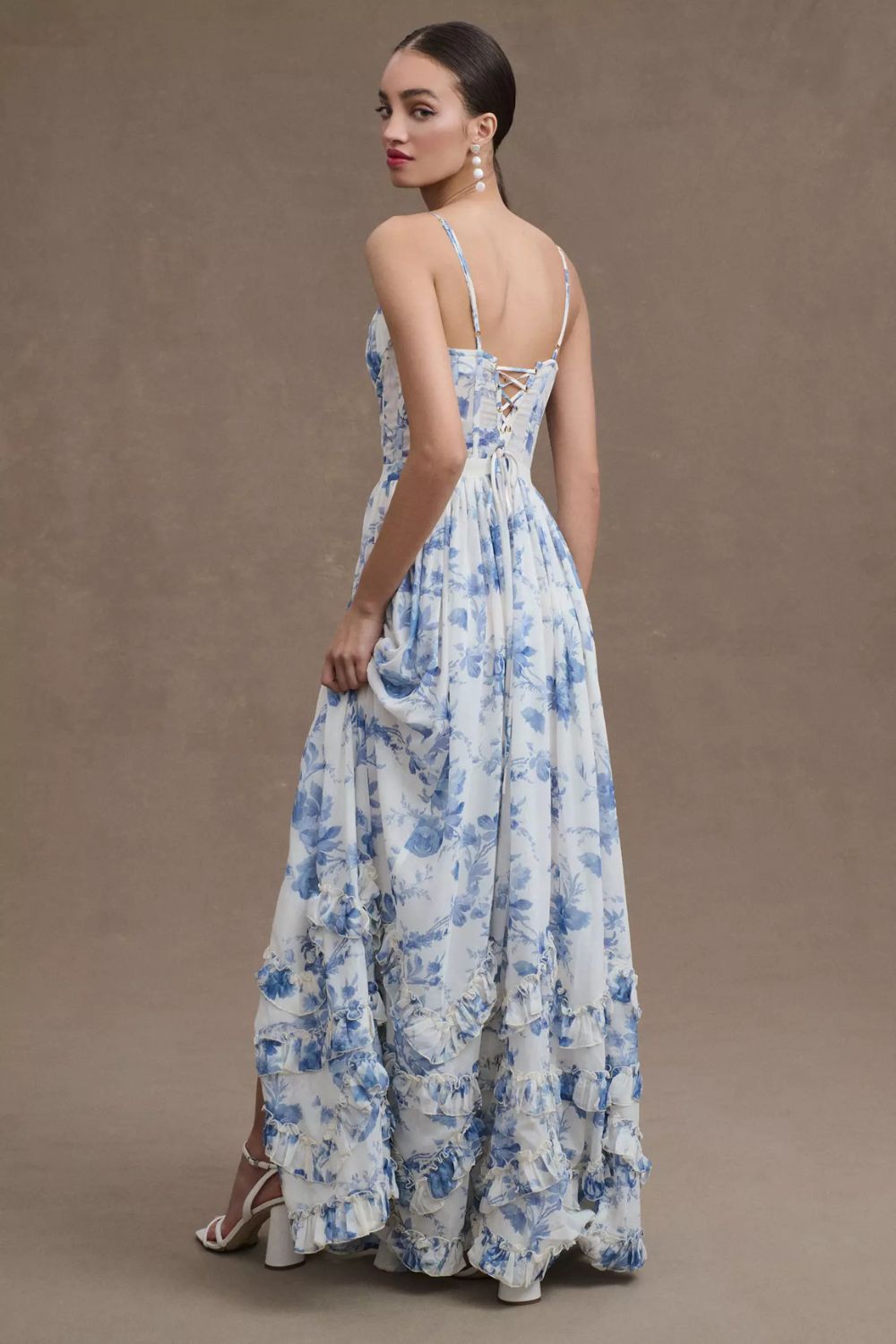 Colette - Robe Maxi Blomsterkorset