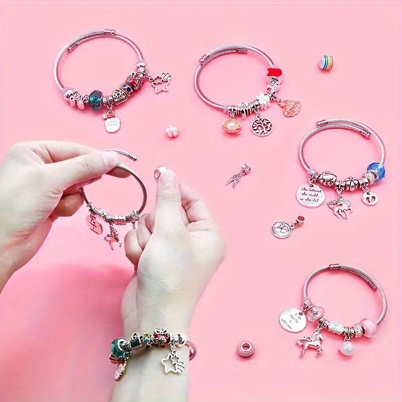 Trousse de bracelet à perles DIY pour filles