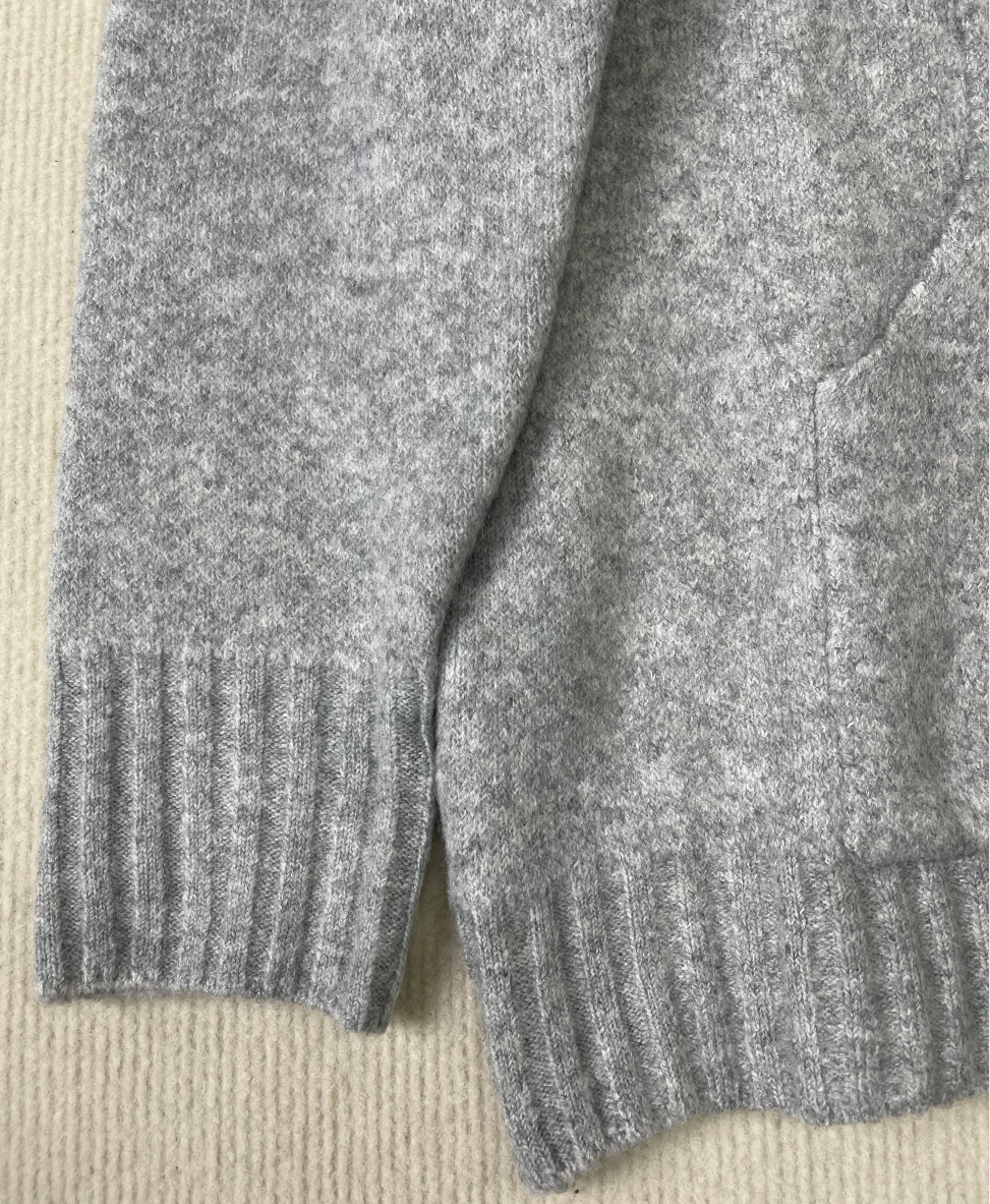 Tendance d'automne® Hoodie avec motif floral en gris