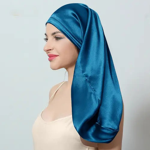 Elina Silke Natteskygge – Extra Grande Housse en Satin pour la Protection des Cheveux | 1+1 Offert