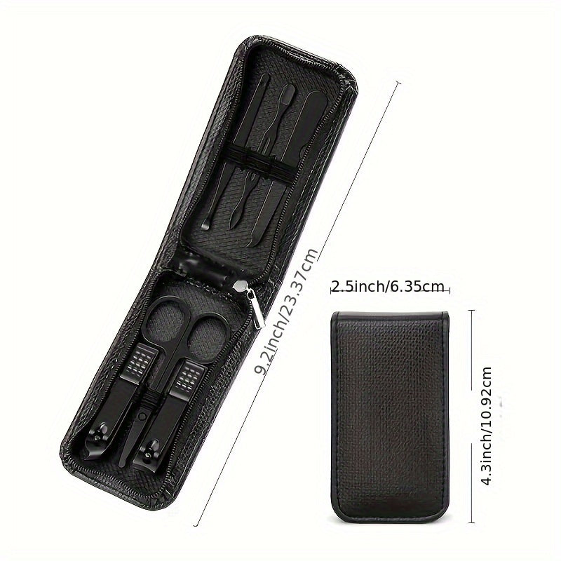 Set de toilettage professionnel en acier inoxydable de 6 pièces