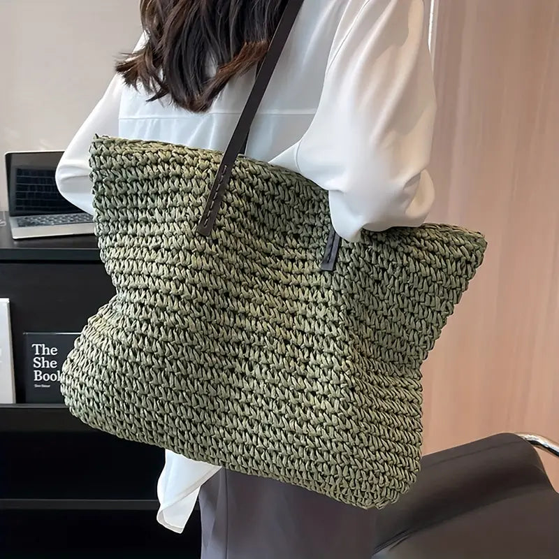 Sac fourre-tout tissé Trudi pour femmes