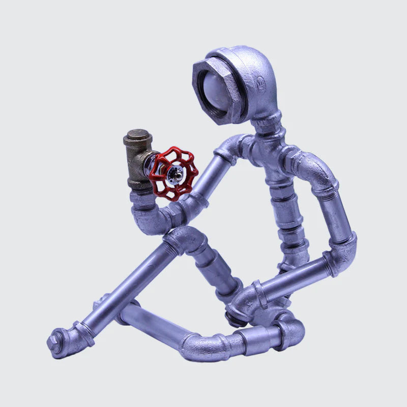 MechForma - Lampe de table créative industrielle en forme humaine