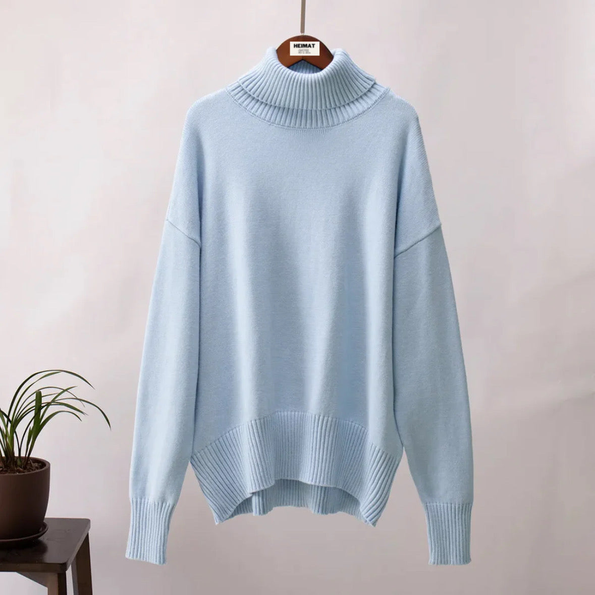 Sweater Turtleneck Doux et Confortable pour Femmes