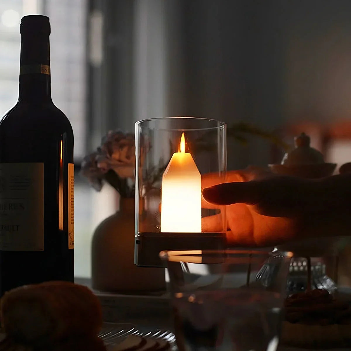 GlowFlicker - Lampe LED réaliste avec effet de flamme