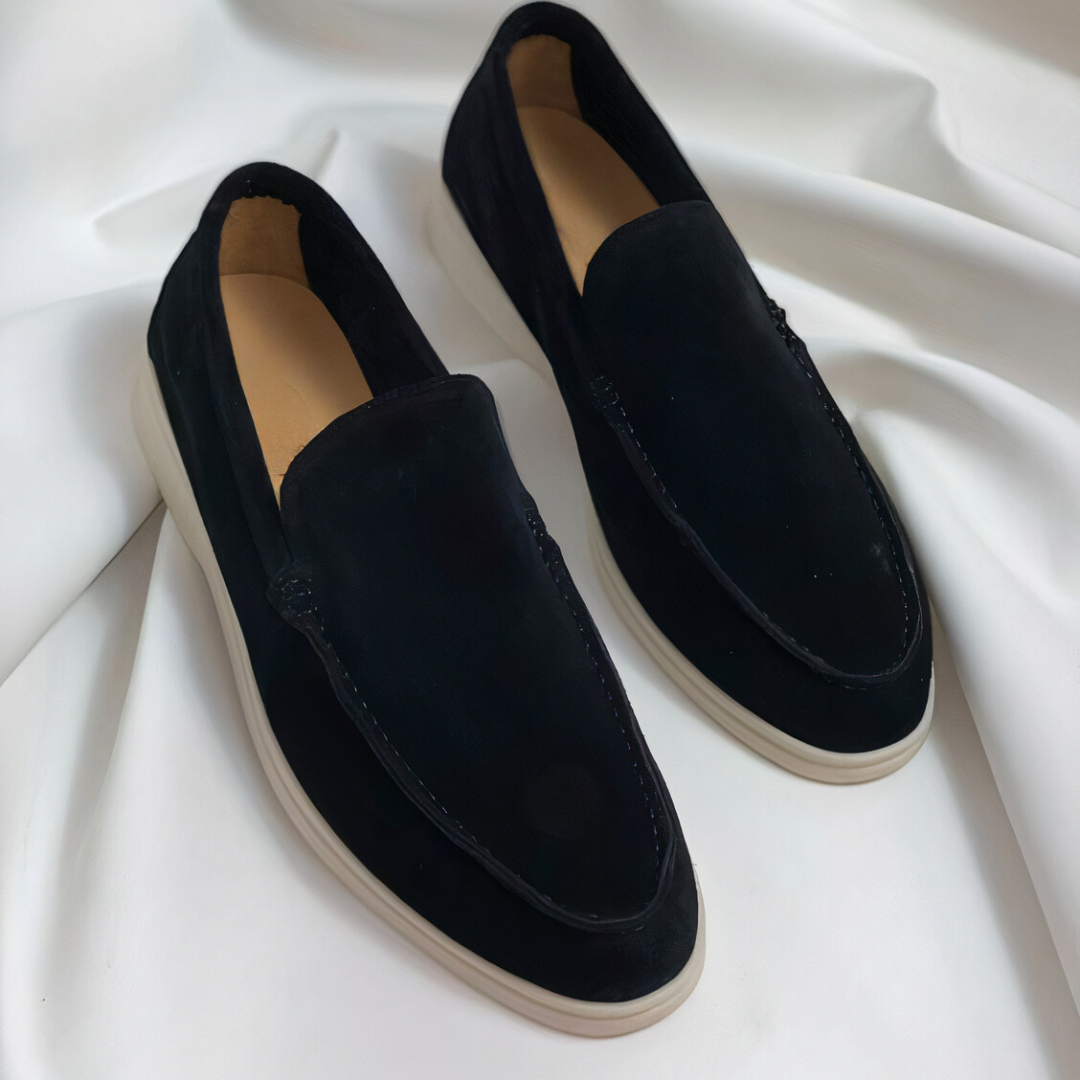 Luke - Mocassins pour hommes en cuir vintage