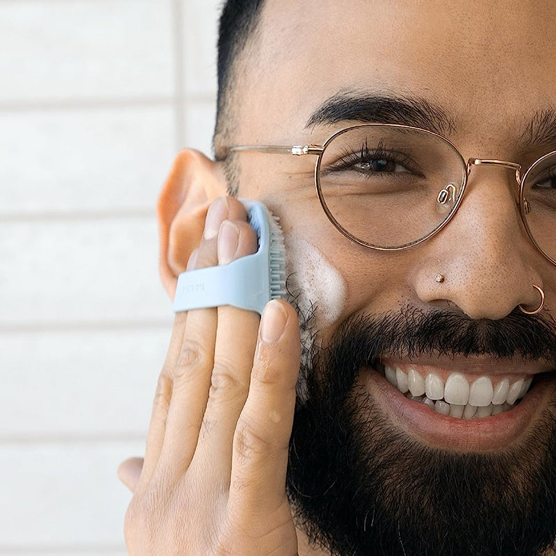 HexaScrub - Gant de bain en silicone moderne