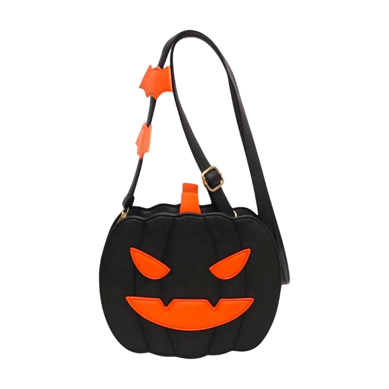 Sac à bandoulière d'Halloween en forme de citrouille Juna – Bandoulière réglable et design festif