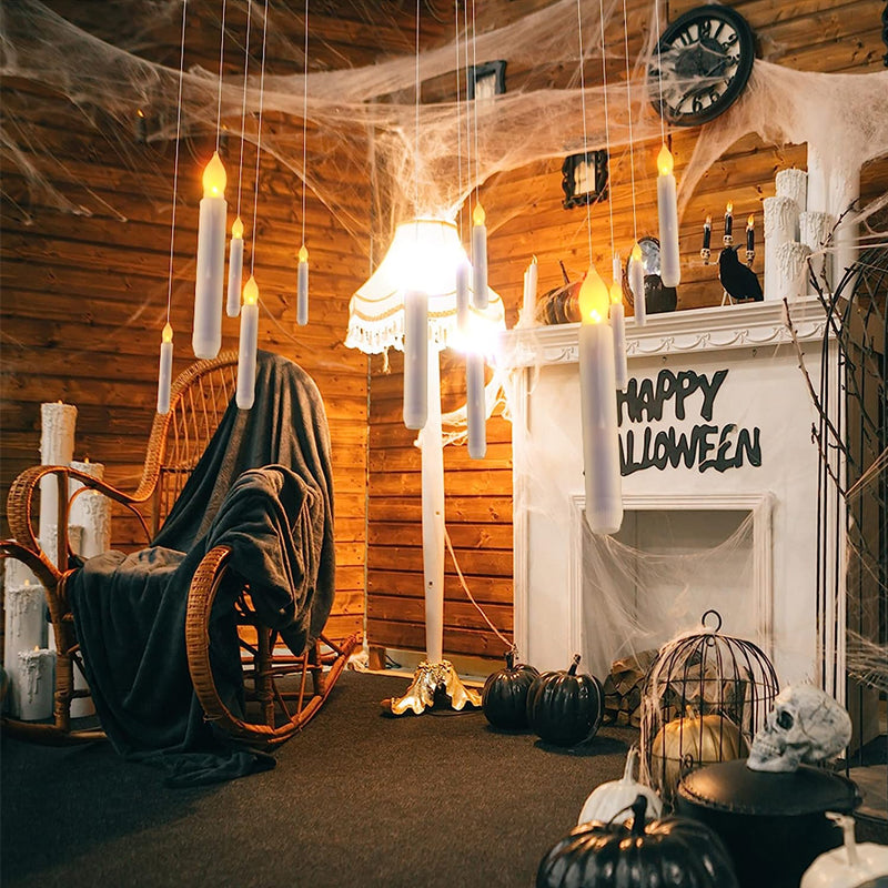 LumoFlame Bougie LED Suspendue - Éclairage Magique pour Votre Maison