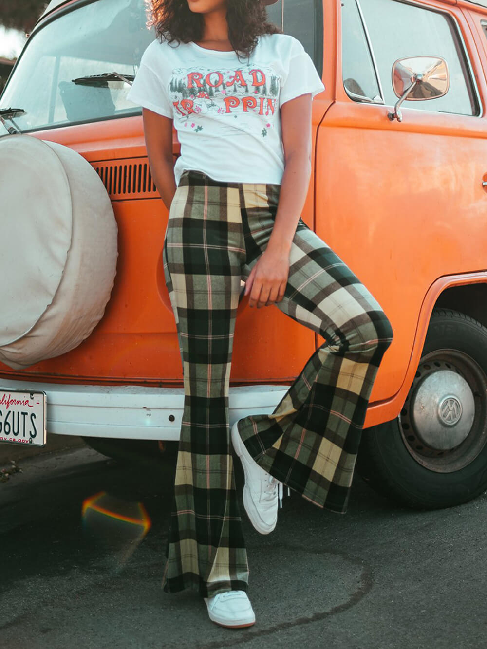 Sophie - Pantalons larges rétro