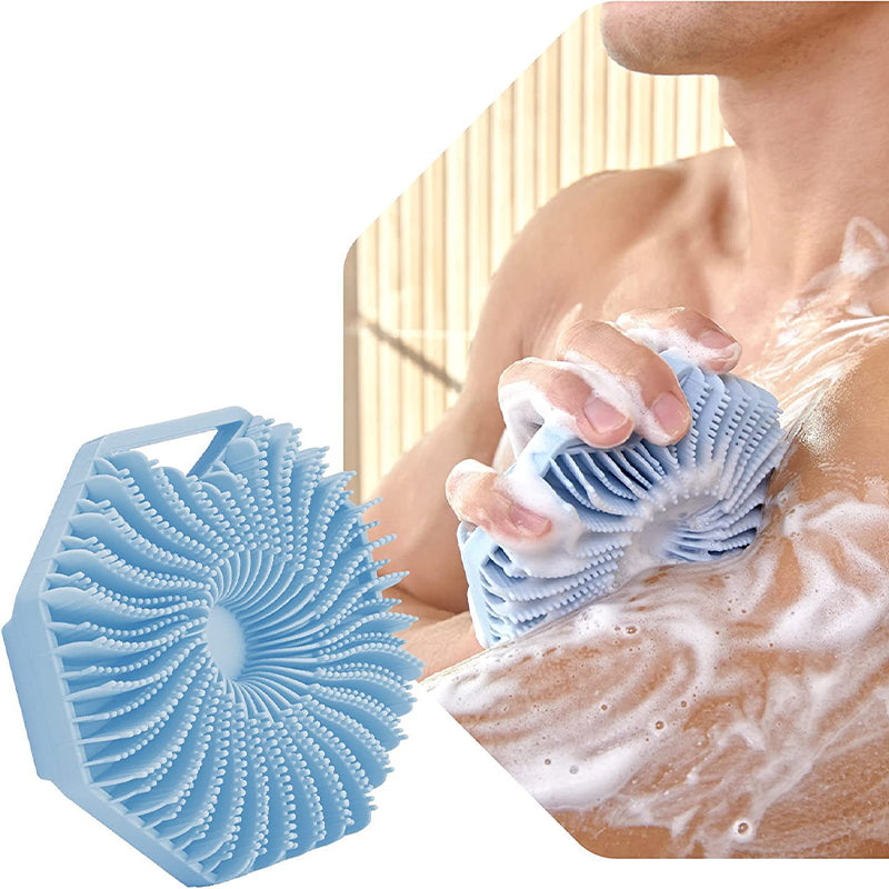 HexaScrub - Gant de bain en silicone moderne