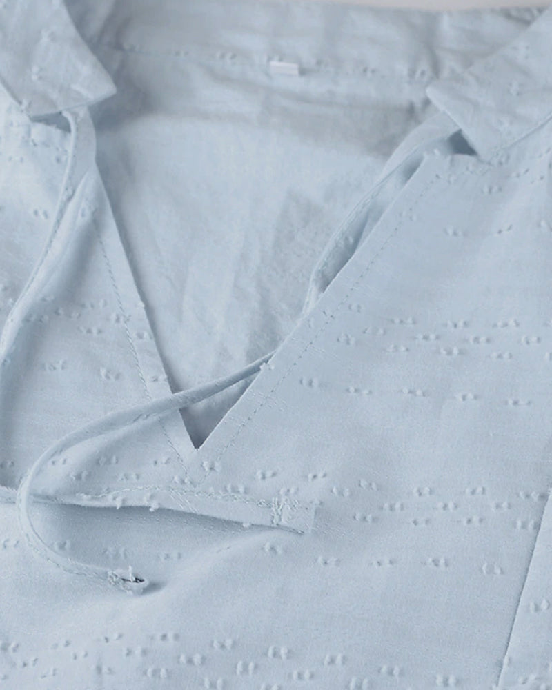 Charena - Mini-robe col V décontractée