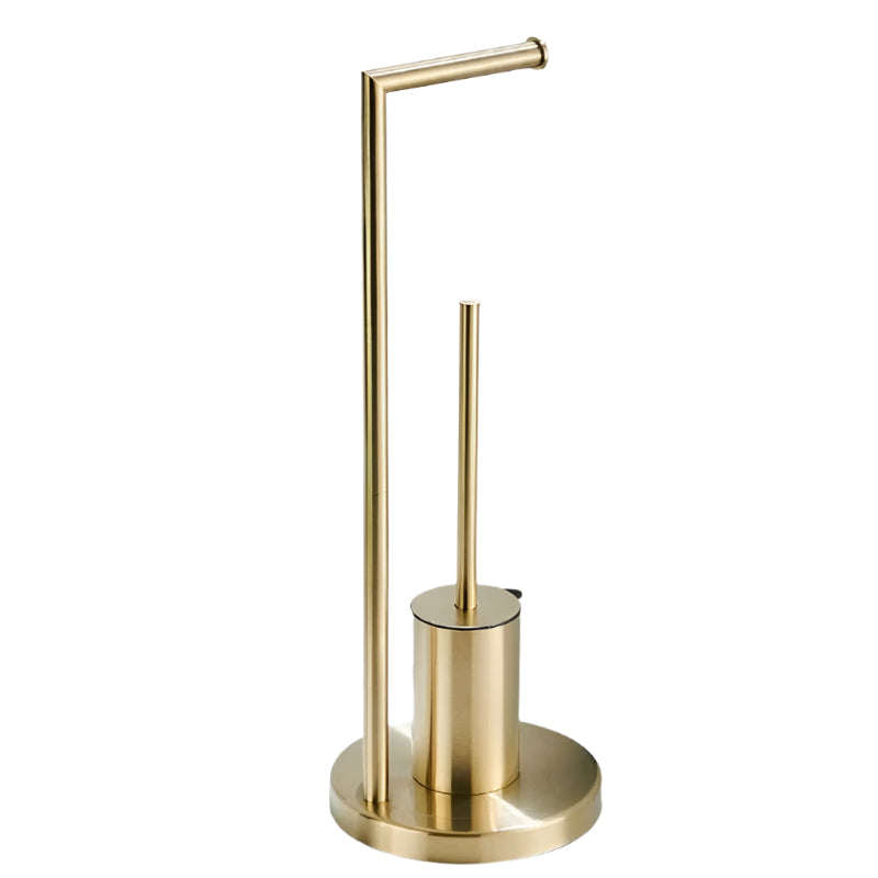 CleanStand - Support de papier toilette autonome avec brosse