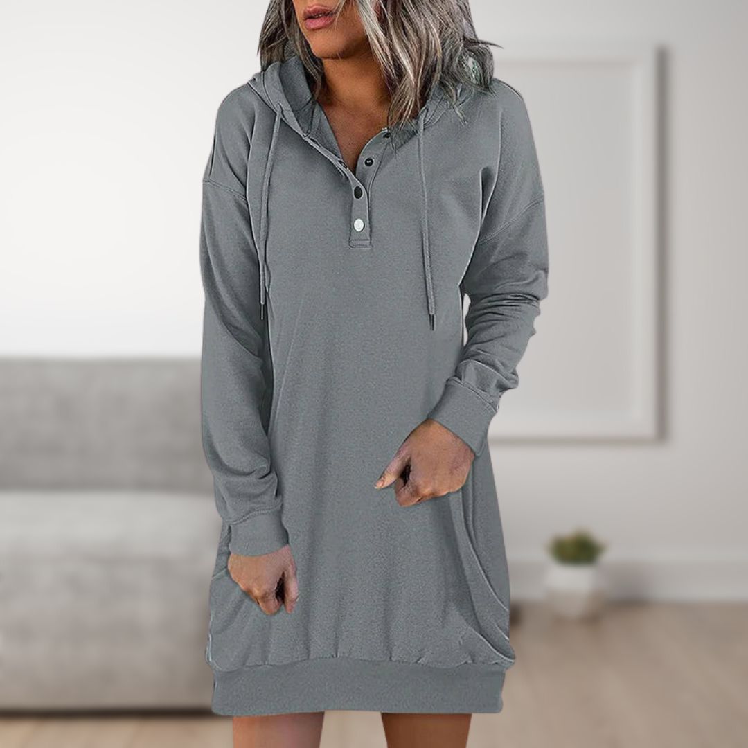 Maja - Robe à capuche confortable pour un style sans effort