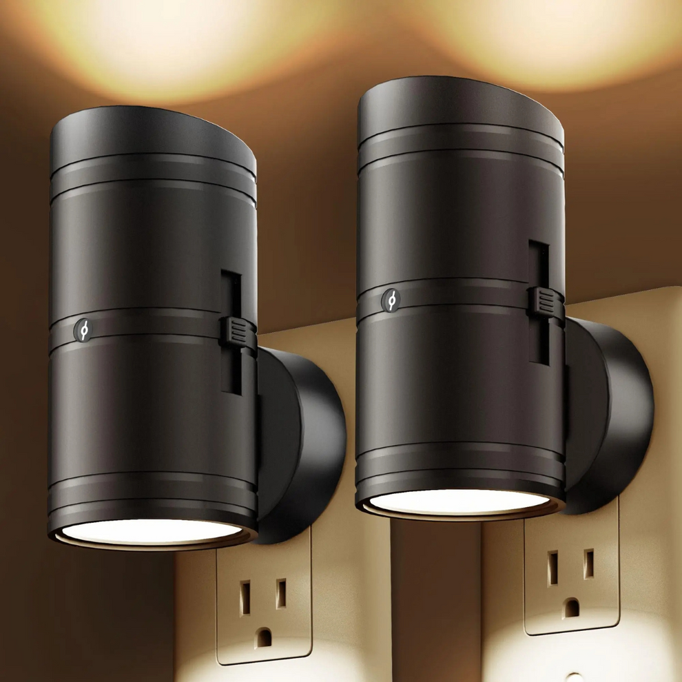 WallGlow - Appliques cylindriques modernes avec lumière ambiante chaude
