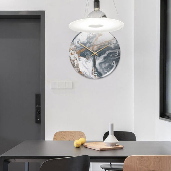 LuxClock - Horloge murale ronde de luxe