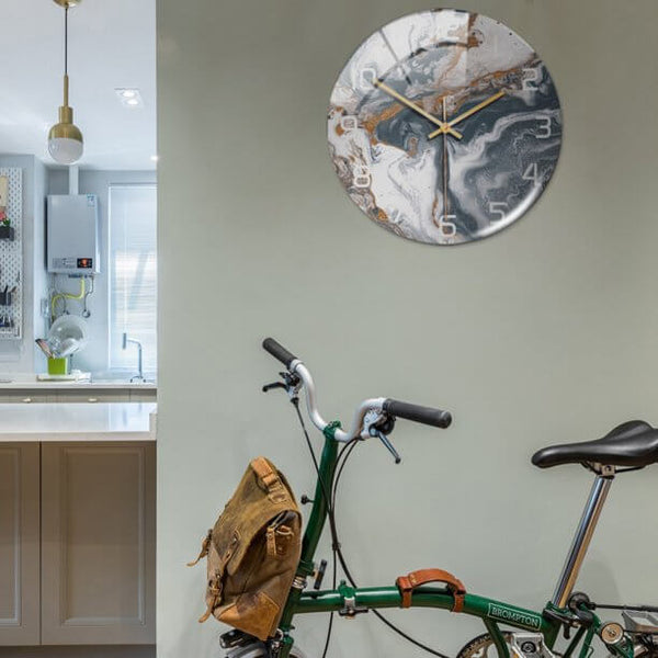 LuxClock - Horloge murale ronde de luxe