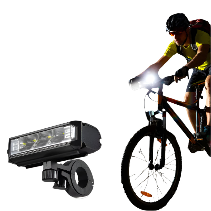 Lampe de sécurité USB rechargeable GlowSecure – Phare de vélo LED étanche et ultra-brillant