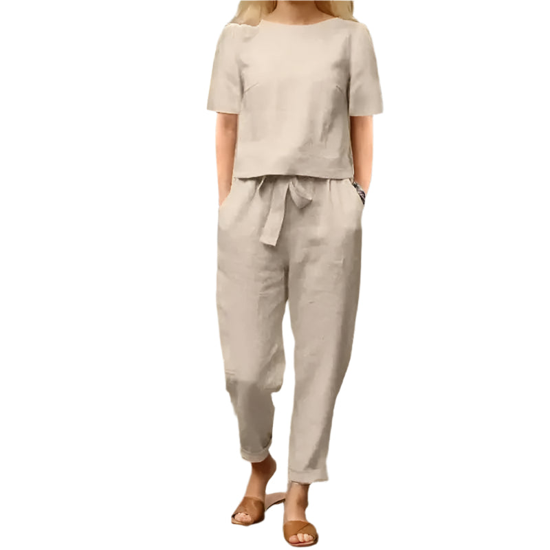 Ensemble d'été élégant Olivia – Tenue deux pièces élégante pour les journées chaudes