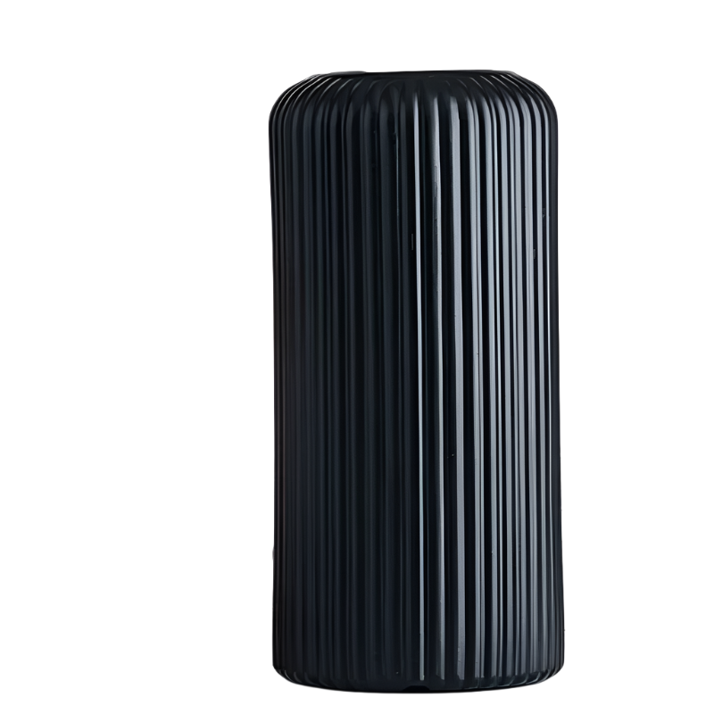 LineaForm - Vase artistique moderne en céramique à rayures