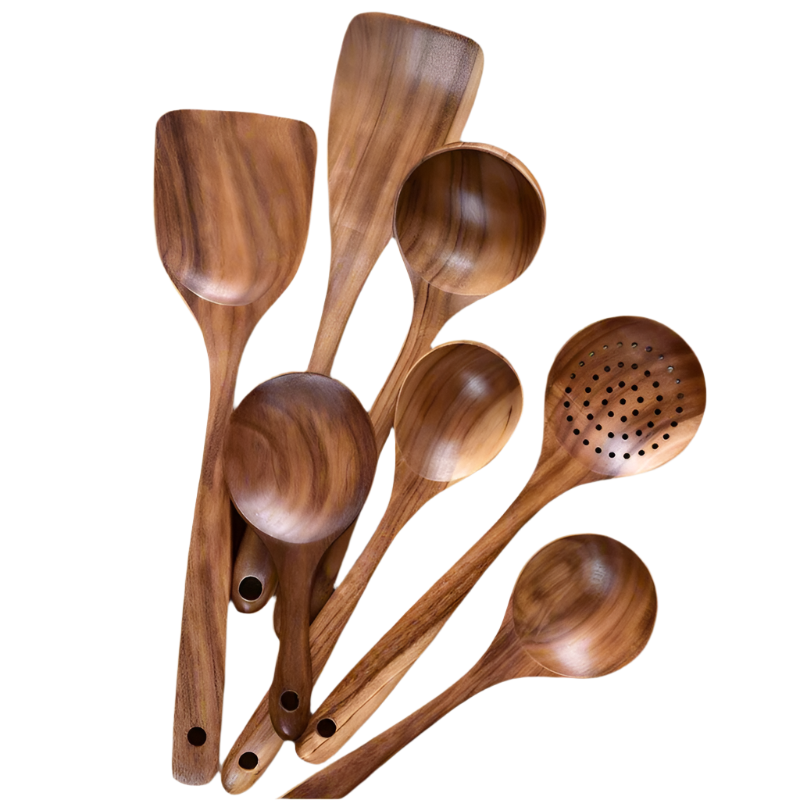 Ensemble d'ustensiles de cuisine en silicone durable ChefNest