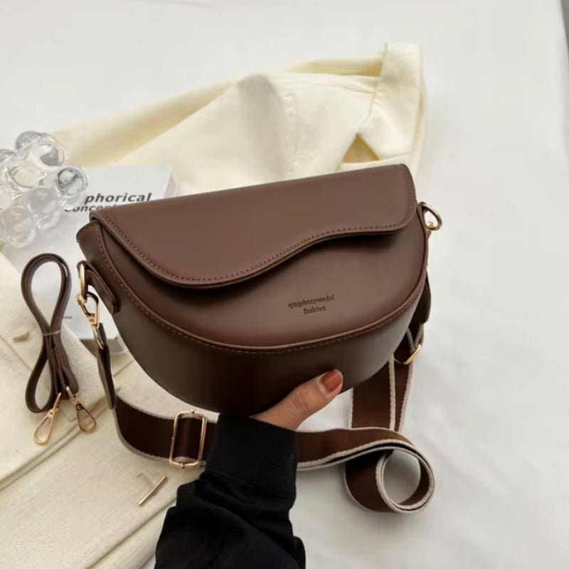 Lina - Sac à bandoulière élégant avec large bandoulière et design luxueux