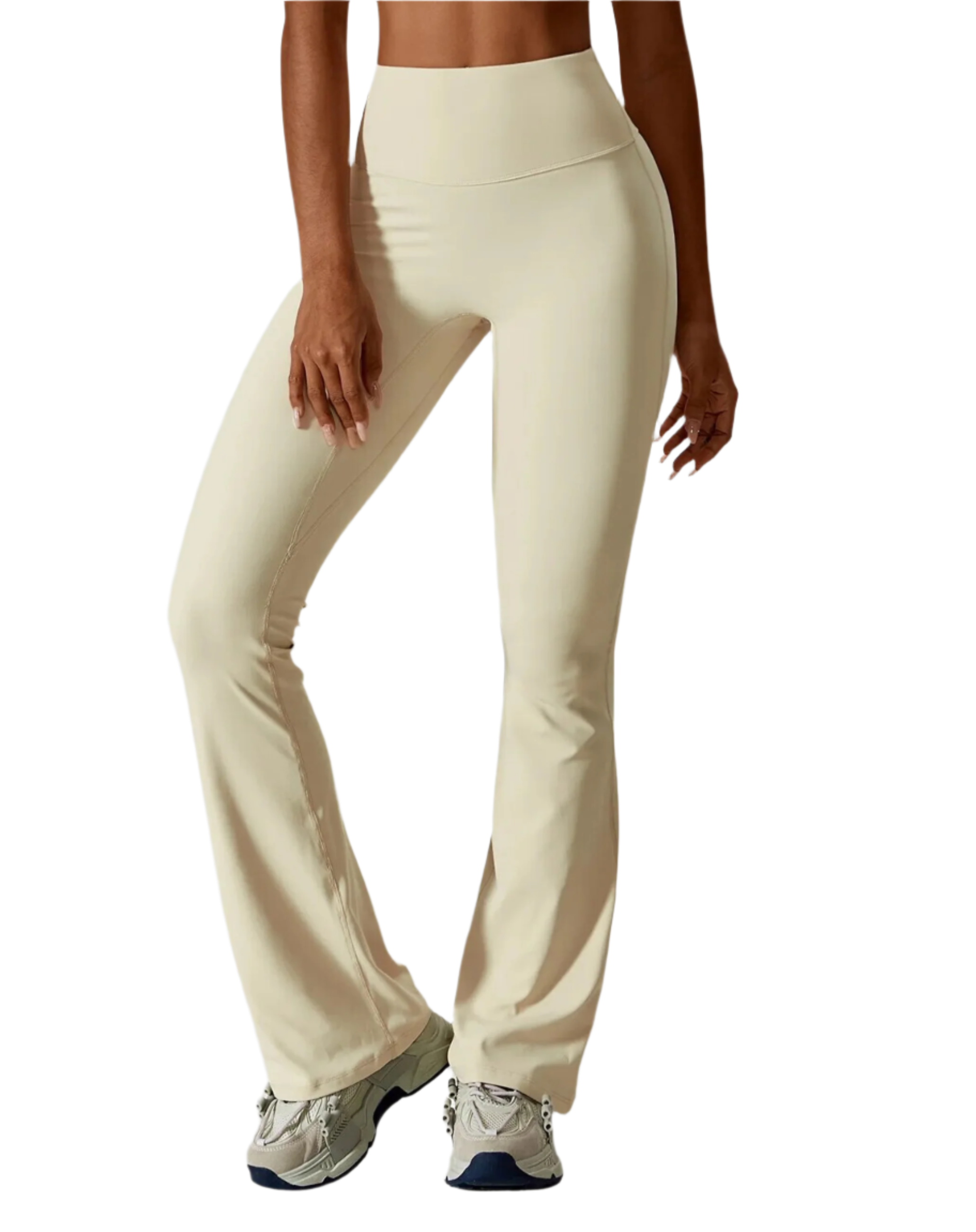 Selma - Legginges Taille Haute Confort avec Jambe Évasée pour Femmes