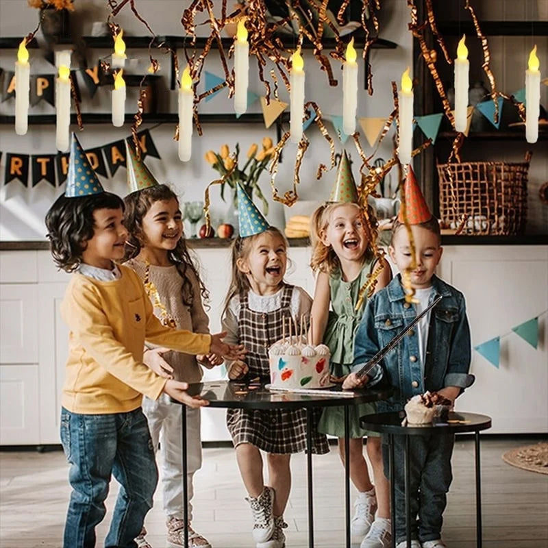 LumoFlame Bougie LED Suspendue - Éclairage Magique pour Votre Maison