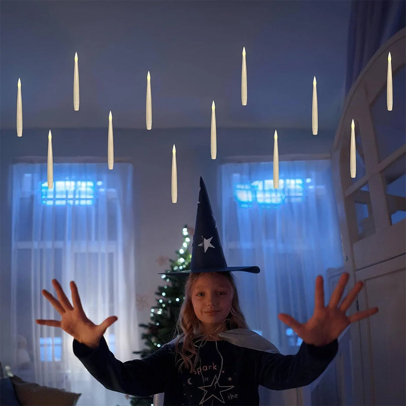 LumoFlame Bougie LED Suspendue - Éclairage Magique pour Votre Maison