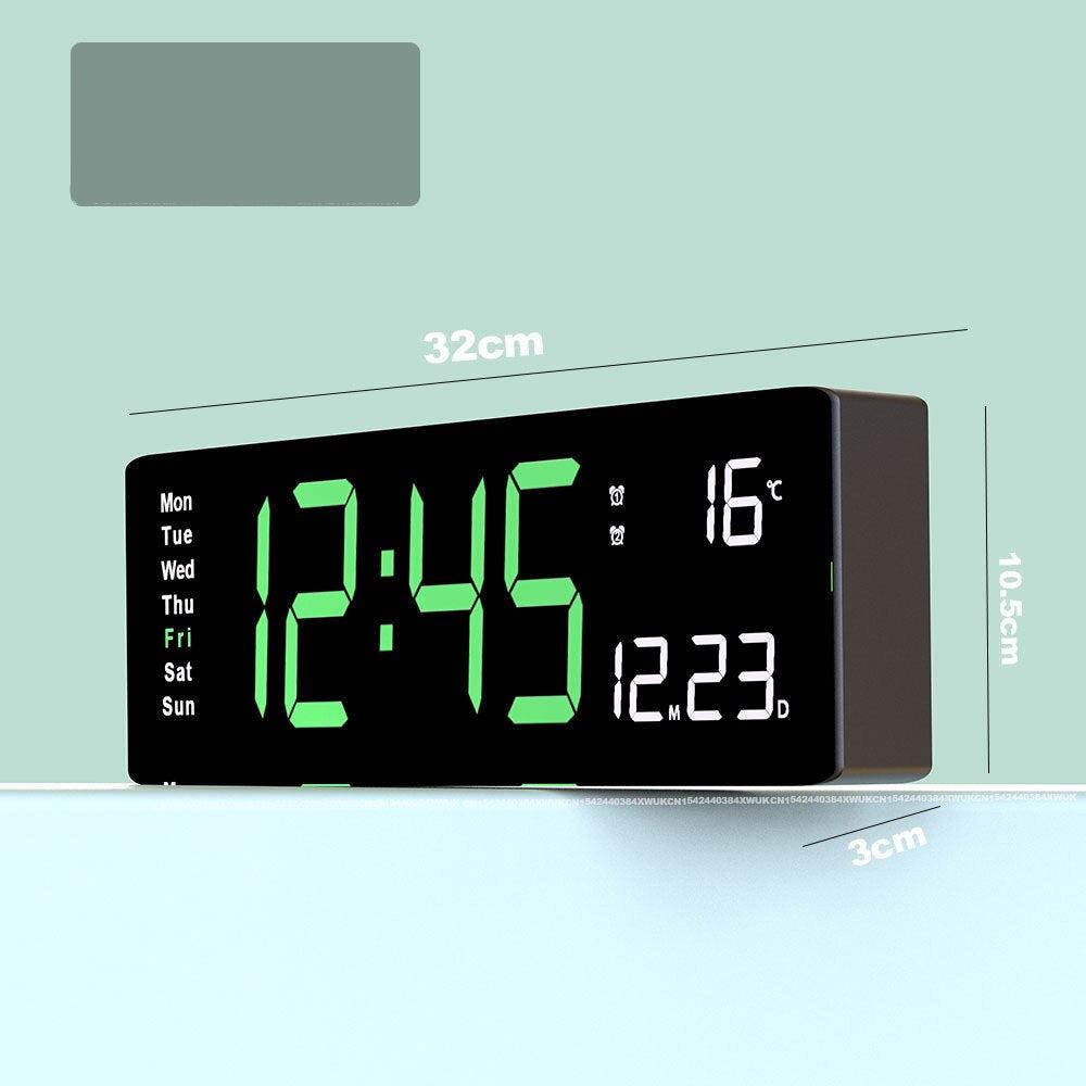 LumiTime - Horloge numérique élégante avec écran éclairé