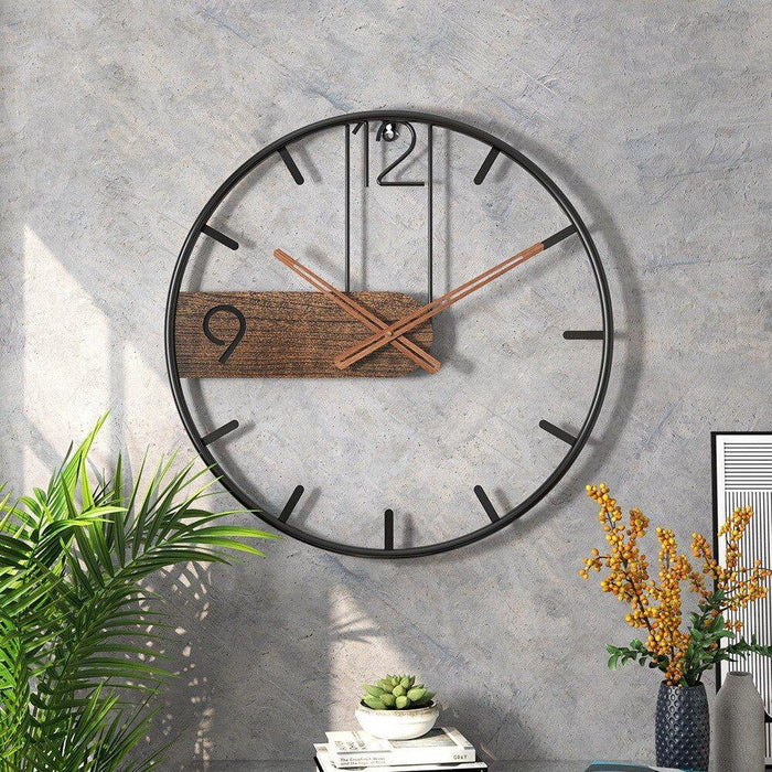 ModernRound - Horloge murale avec mouvement silencieux à quartz