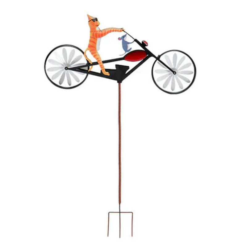 Moulin à vent animal Whirligig – Décoration extérieure légendaire avec mouvement