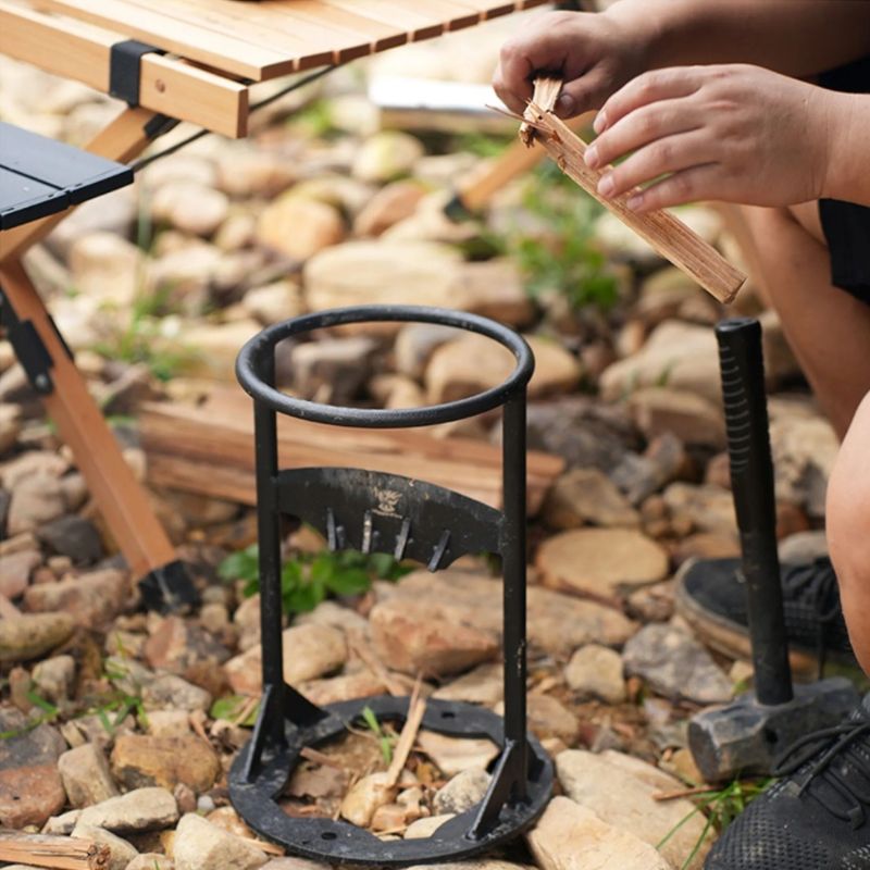 LogMate | Porte-bûches et fendeuse portable 2-en-1