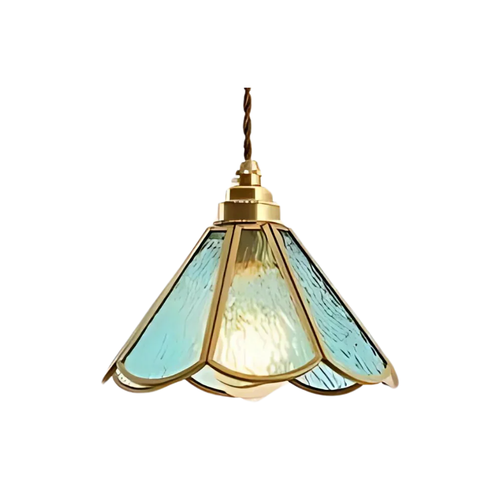 LumiGlas Suspension – Éclairage Élégant avec Abat-jour en Verre Texturé