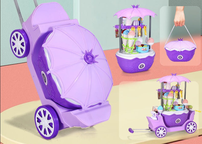 Véhicule de dessert de luxe pour enfants – ensemble de 69 pièces pour jouer de manière créative et inventer des aventures imaginaires