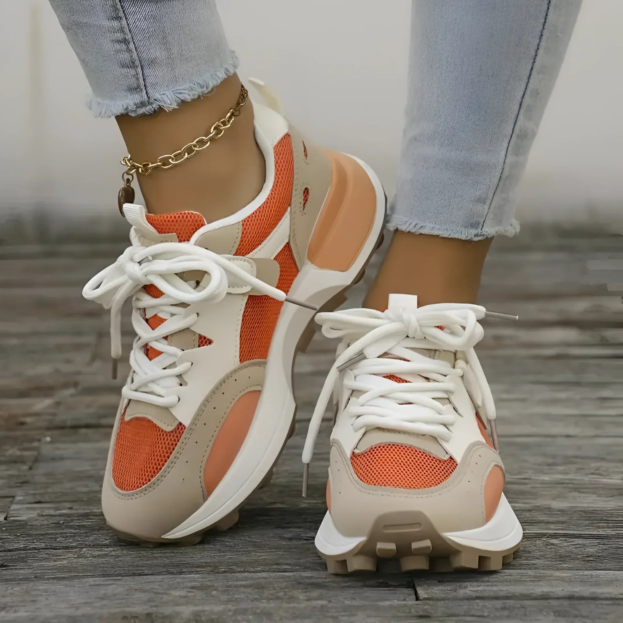 Grace - Baskets confortables et antidérapantes
