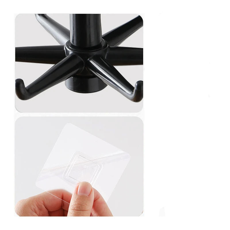 Crochets Suspendus Rotatifs à 360° SwiftHook – Rangement Intelligent pour Votre Maison
