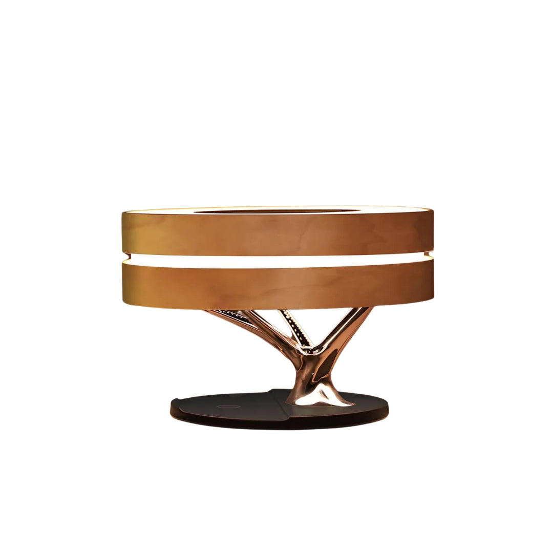 LumiNest Lampe de Bureau LED – Lumière Chaude et Design Naturel Minimaliste