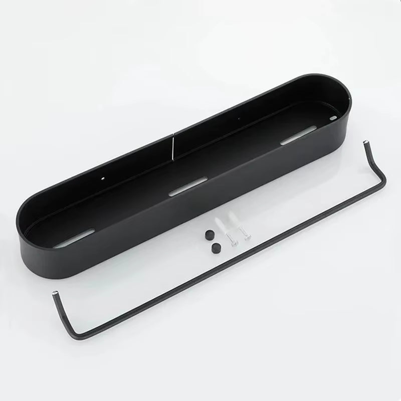 Étagère de salle de bain élégante avec porte-serviettes