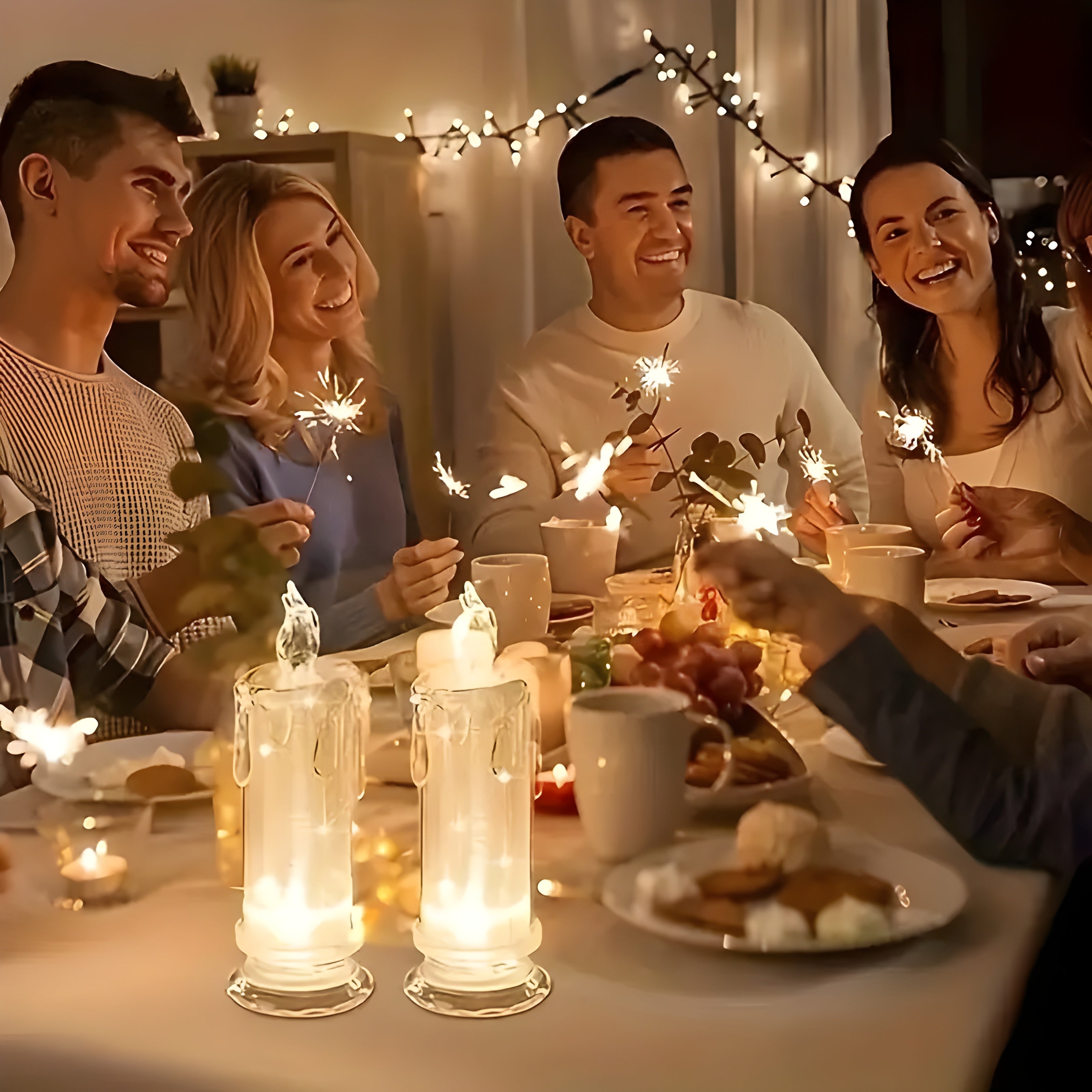 Bougie LED sûre et romantique