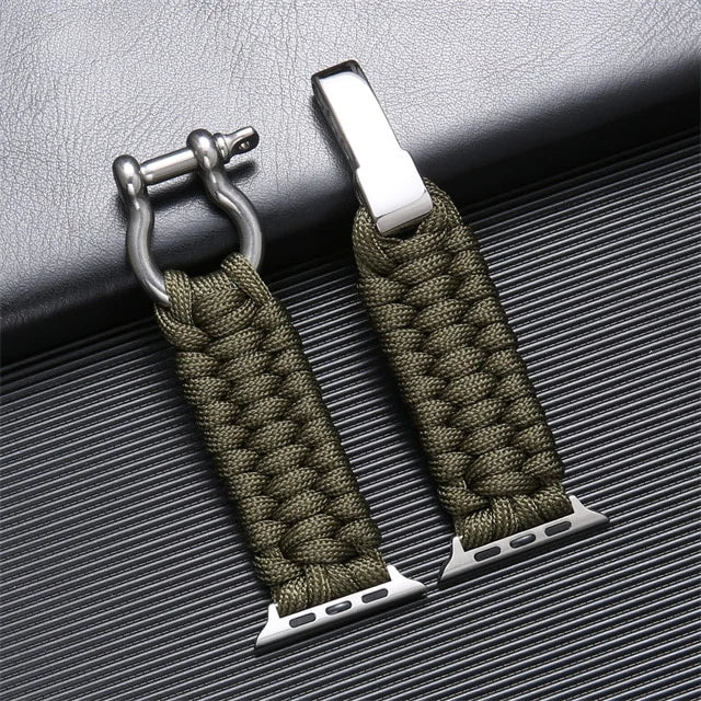 Bracelet Paracord FlexiWrist pour Apple Watch – Bandouillère Robuste et Ajustable