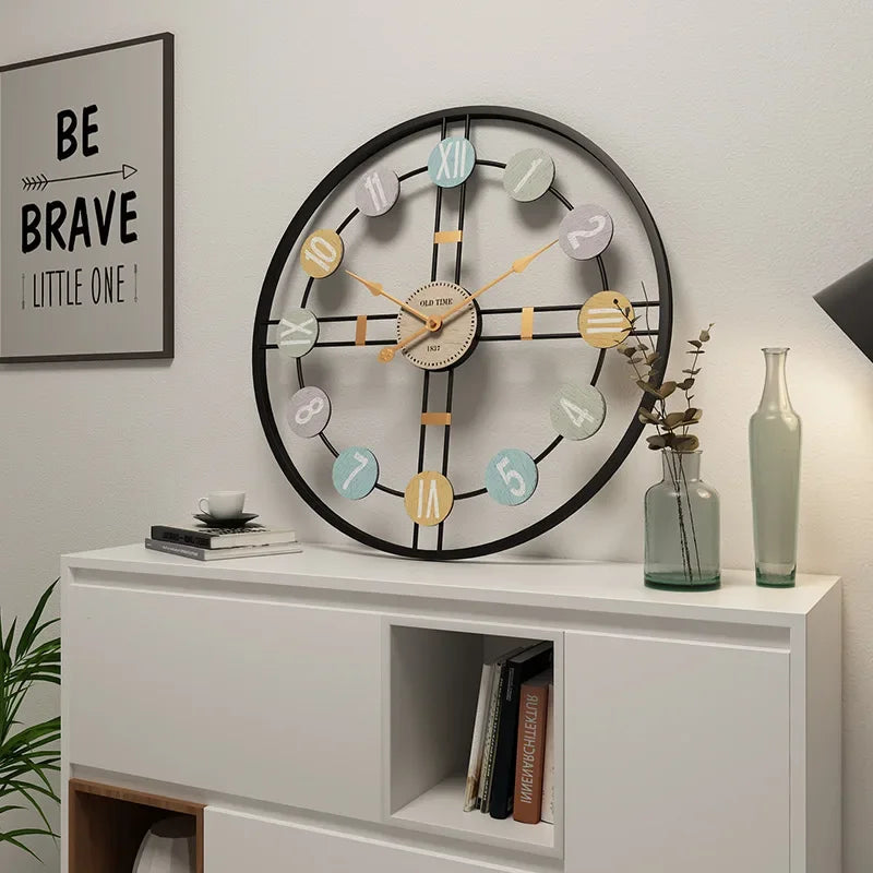 VintageTime Horloge Murale Élégante – Design Classique avec Mécanisme Silencieux