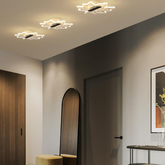 Applique LED nordique Moderne Leaf pour une atmosphère conviviale