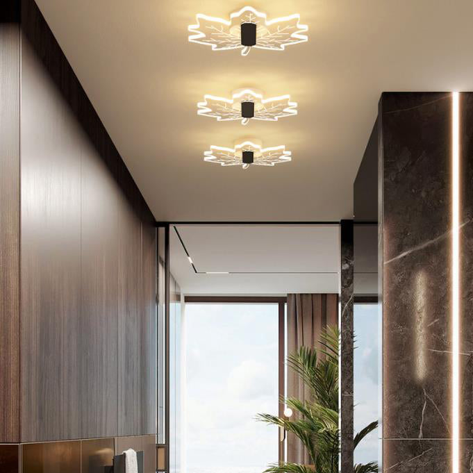 Applique LED nordique Moderne Leaf pour une atmosphère conviviale