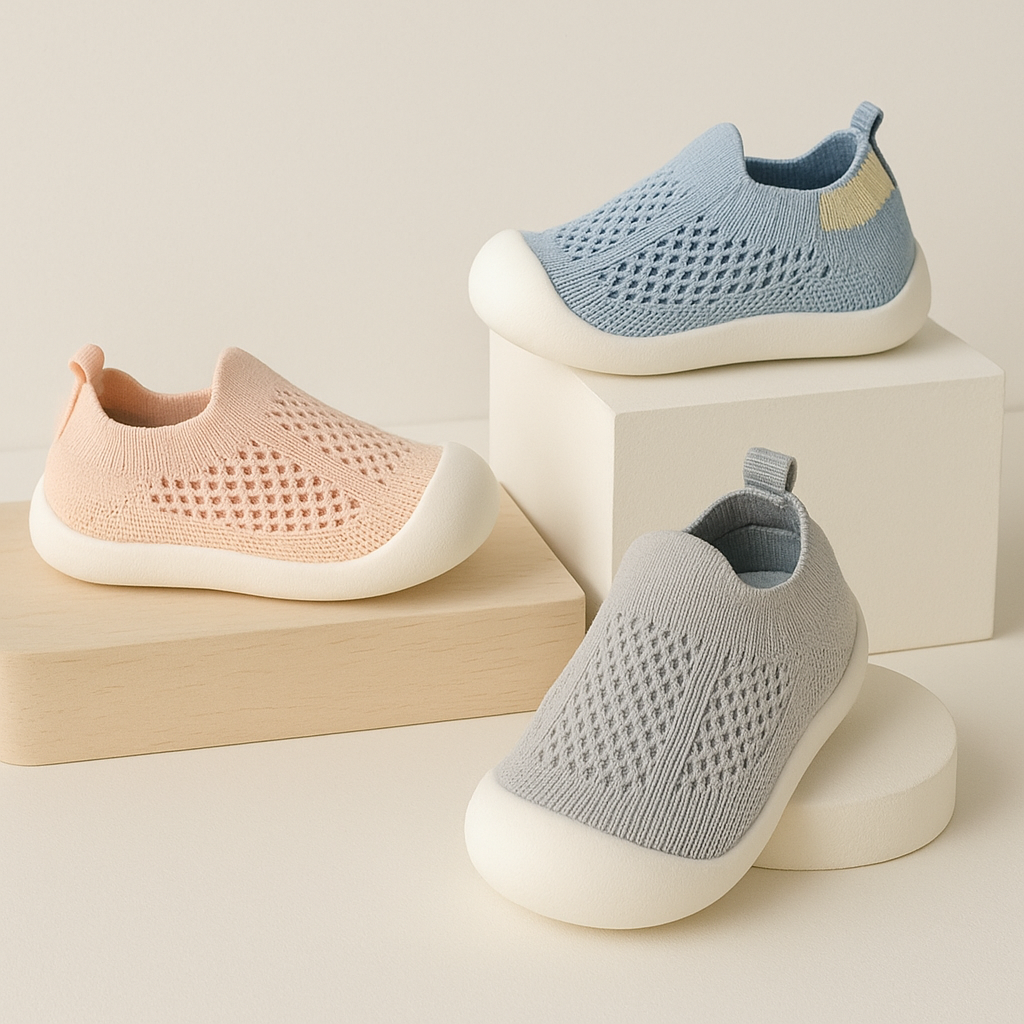 Kiddova - Baskets pour enfants robustes antidérapantes
