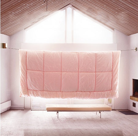 FlexiLine - Corde à linge extensible murale pour usage intérieur et extérieur